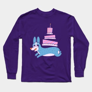 Party Corgi Long Sleeve T-Shirt